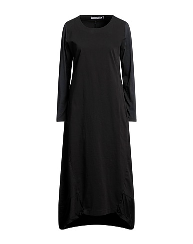 EUROPEAN CULTURE Midi-Kleid 61% Baumwolle, 25% Cupro, 12% Rayon, 2% Gummi