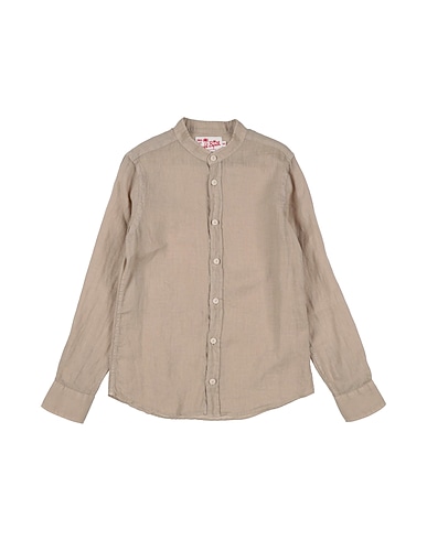 MC2 SAINT BARTH Solid colour shirt 100% Linen