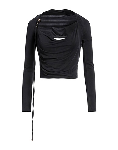 JACQUEMUS Top Black 93% Cupro, 7% Elastane