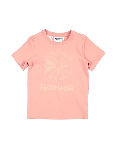 REEBOK T-shirt Cipria 100% Cotone