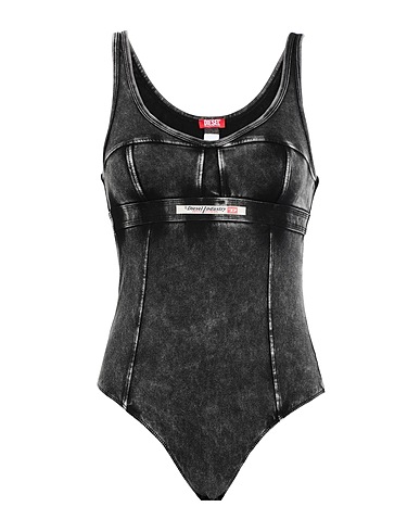 DIESEL TOPWEAR Charcoal 95% Cotton, 5% Elastane