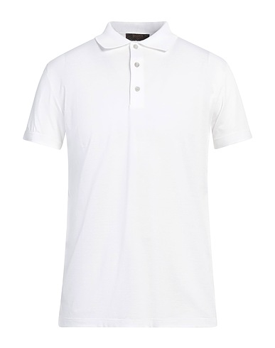 MOORER Polo Bianco 100% Cotone