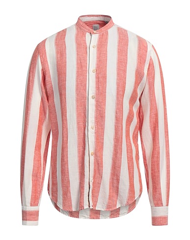 ELEVENTY Linen shirt Rust 100% Linen