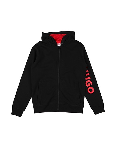 HUGO Sweatshirt Schwarz 80% Baumwolle, 20% Polyester, Elastan