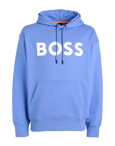 BOSS Hooded sweatshirt Purple 86% Cotton, 14% Polyester