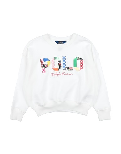 POLO RALPH LAUREN Sweatshirt Mixed-Logo Terry Sweatshirt
 White 84% Cotton, 16% Polyester