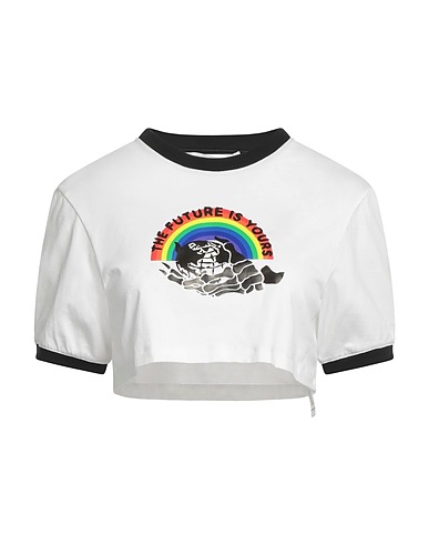 JORDANLUCA Crop top White 100% Cotton