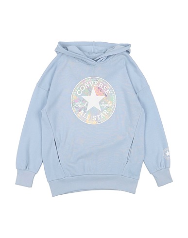 CONVERSE Sweatshirt CNVG OVERSIZED CHUCK PATCH HOO
 Sky blue 100% Polyester