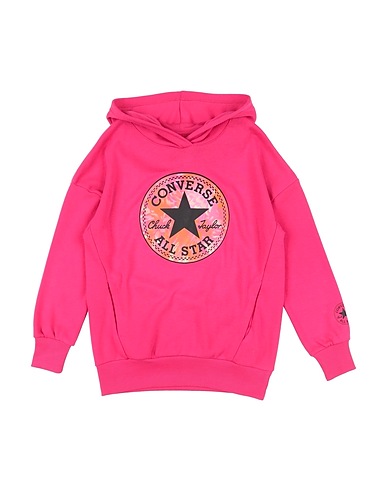 CONVERSE Sweatshirt CNVG OVERSIZED CHUCK PATCH HOO
 Fuchsia 100% Polyester