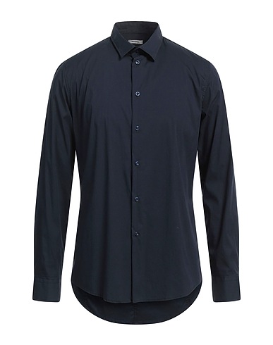 IMPERIAL Solid color shirt BLU NOTTE 75% Cotton, 20% Polyamide, 5% Elastic fibres
