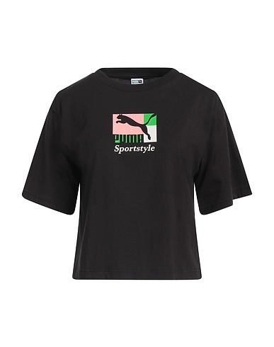 PUMA T-Shirt Schwarz 70% Baumwolle, 30% Polyester