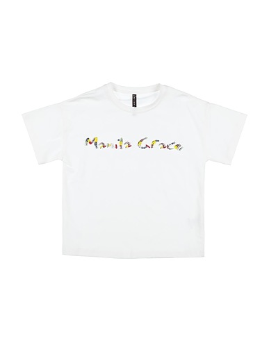 MANILA GRACE T-shirt White 94% Cotton, 6% Elastic fibres