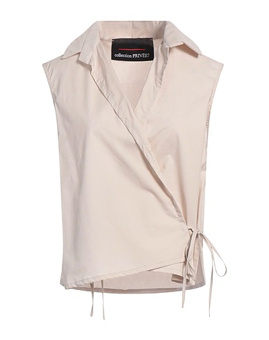 COLLECTION PRIVĒE? Top Beige 100% Cotton