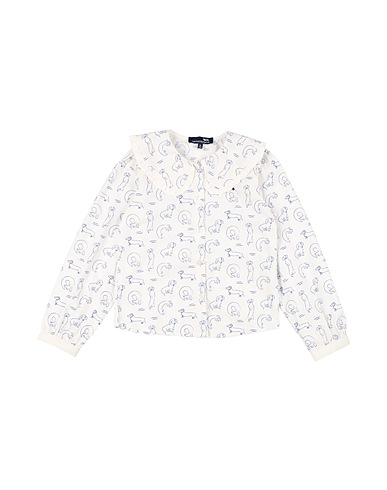 HARMONT & BLAINE Patterned shirts & blouses White 100% Cotton