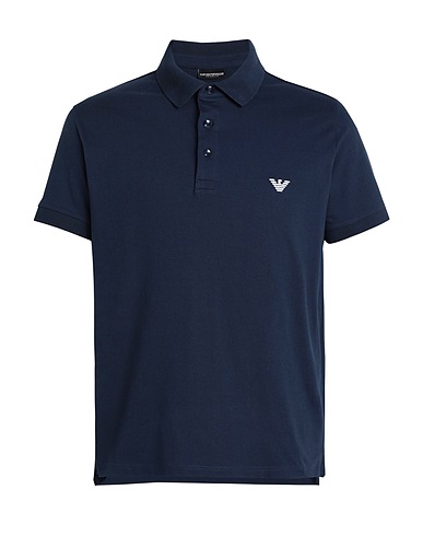 EMPORIO ARMANI Polo shirt MENS KNIT POLO S/SLE
 Navy 96% Cotton, 4% Elastane
