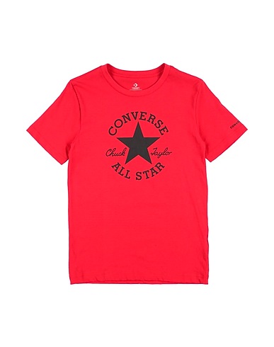CONVERSE T-shirt CNVB SUSTAINABLE CORE SS TEE
 Rouge 100% Coton biologique