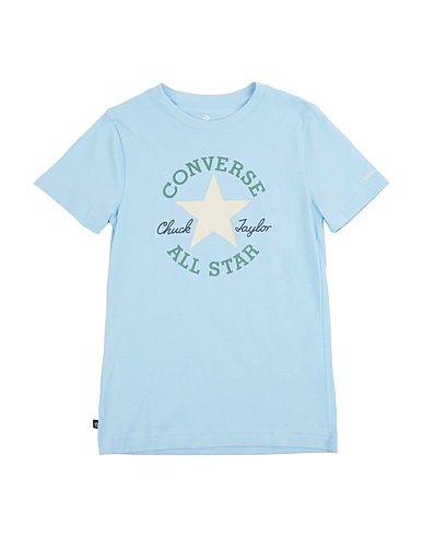 CONVERSE T-shirt CNVB SUSTAINABLE CORE SS TEE
 Sky blue 100% Organic cotton