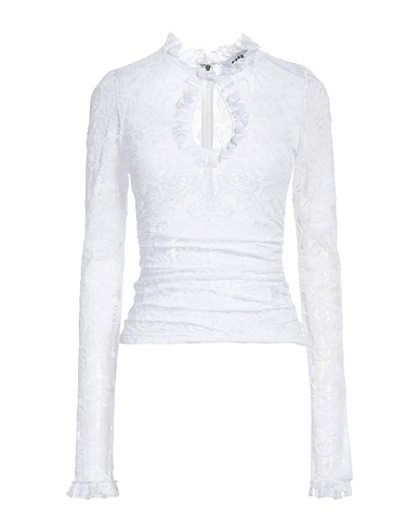 MSGM Top White 90% Polyamide, 10% Elastane