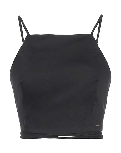 PINKO Top Black 79% Cotton, 18% Polyamide, 3% Elastane