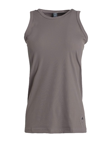 ADIDAS by STELLA McCARTNEY Tanktop aSMC Rib Tank
 Maulwurfsgrau 100% Recyceltes Polyester
