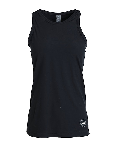 ADIDAS by STELLA McCARTNEY Tank top aSMC Rib Tank
 Black 86% Recycled polyamide, 14% Elastane