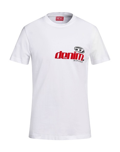 DIESEL T-shirt White 100% Cotton