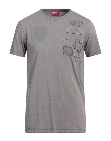 DIESEL T-shirt Grey 100% Cotton