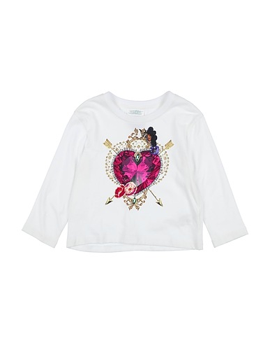 CAMILLA T-shirt Bianco 100% Cotone, Elastan