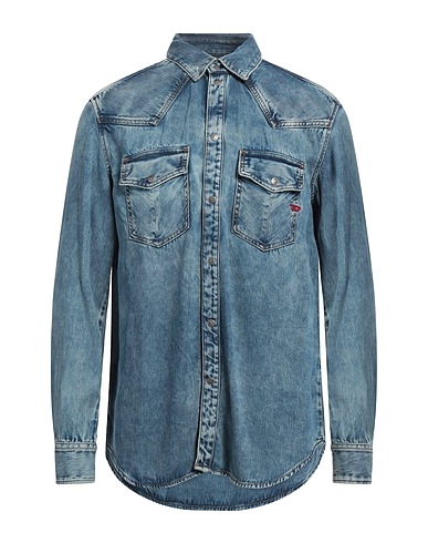 DIESEL Denim shirt Blue 100% Lyocell