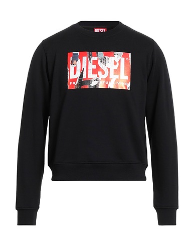 DIESEL スウェット ブラック コットン 100% / ポリウレタン