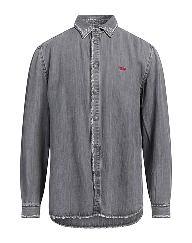 DIESEL Denim shirt Grey 100% Lyocell