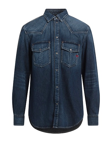 DIESEL Denim shirt Blue 100% Cotton