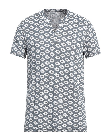 MAJESTIC FILATURES T-shirt Slate blue 96% Linen, 4% Elastane