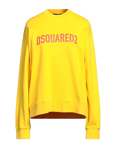 DSQUARED2 Sweatshirt Yellow 100% Cotton