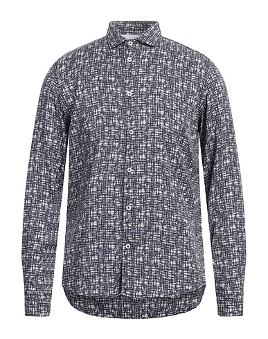 FRADI Hemd mit Muster Marineblau 100% Lyocell, Baumwolle