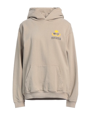 SPORTY & RICH Hooded sweatshirt Beige 100% Cotton