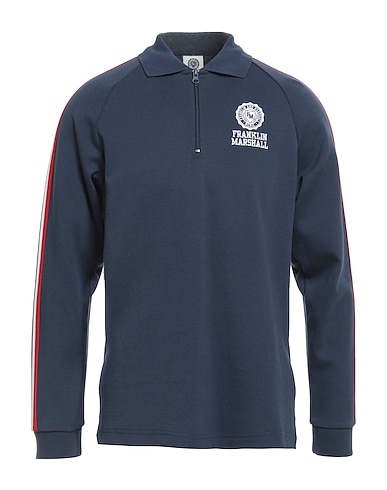 FRANKLIN & MARSHALL Polo shirt Navy 80% Cotton, 20% Polyester