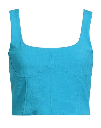 JUCCA Top Azzurro 62% Viscosa, 36% Poliestere, 2% Elastan