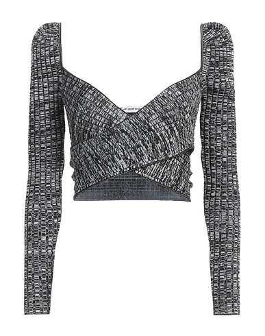 SELF-PORTRAIT Top Black 52% Viscose, 33% Polyester, 15% Polyamide