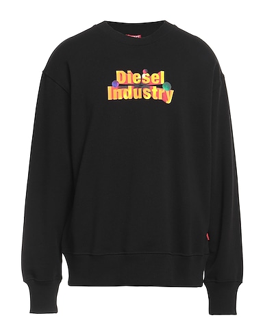 DIESEL Sweatshirt Black 100% Cotton, Elastane