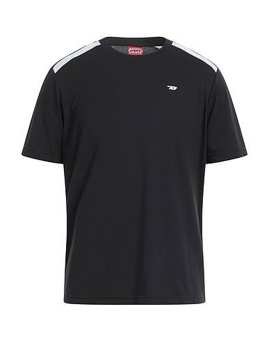 DIESEL T-shirt Black 60% Polyester, 35% Cotton, 5% Elastane
