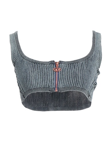 DIESEL Top Slate blue 92% Cotton, 7% Nylon, 1% Elastane