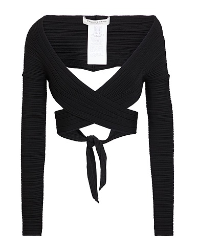PHILOSOPHY di LORENZO SERAFINI Shrug Black 100% Viscose