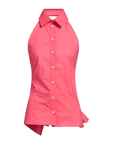 MSGM Solid color shirts & blouses Coral 100% Cotton