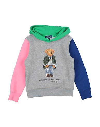 POLO RALPH LAUREN Felpa Polo Bear Fleece Sweatshirt
 Grigio 70% Cotone, 30% Poliestere