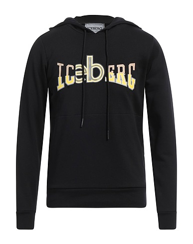 ICEBERG Felpa Nero 90% Cotone, 10% Poliestere