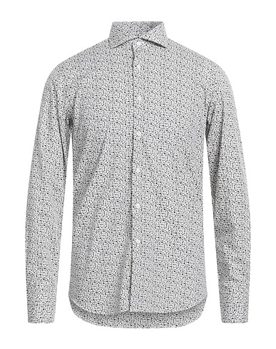 ALESSANDRO GHERARDI Camicia fantasia Bianco 100% Cotone