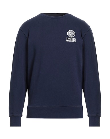 FRANKLIN & MARSHALL Sweatshirt Midnight blue 100% Cotton