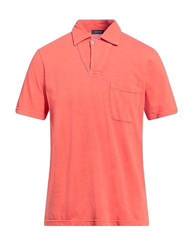 ROSSOPURO Polo shirt Coral 100% Cotton