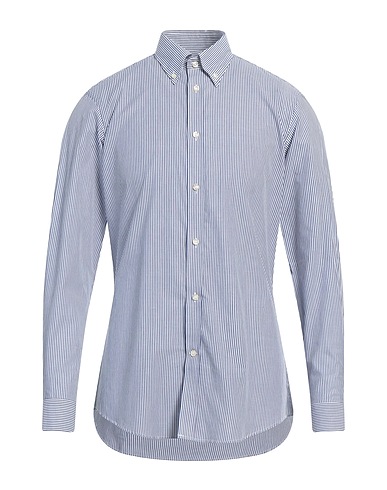 HARMONT & BLAINE Striped shirt Midnight blue 100% Cotton